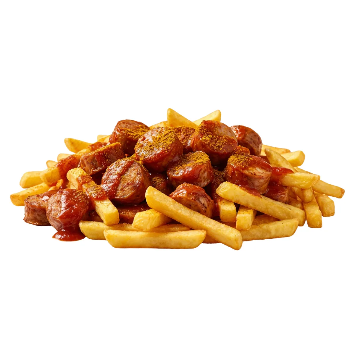 Currywurst Pommes